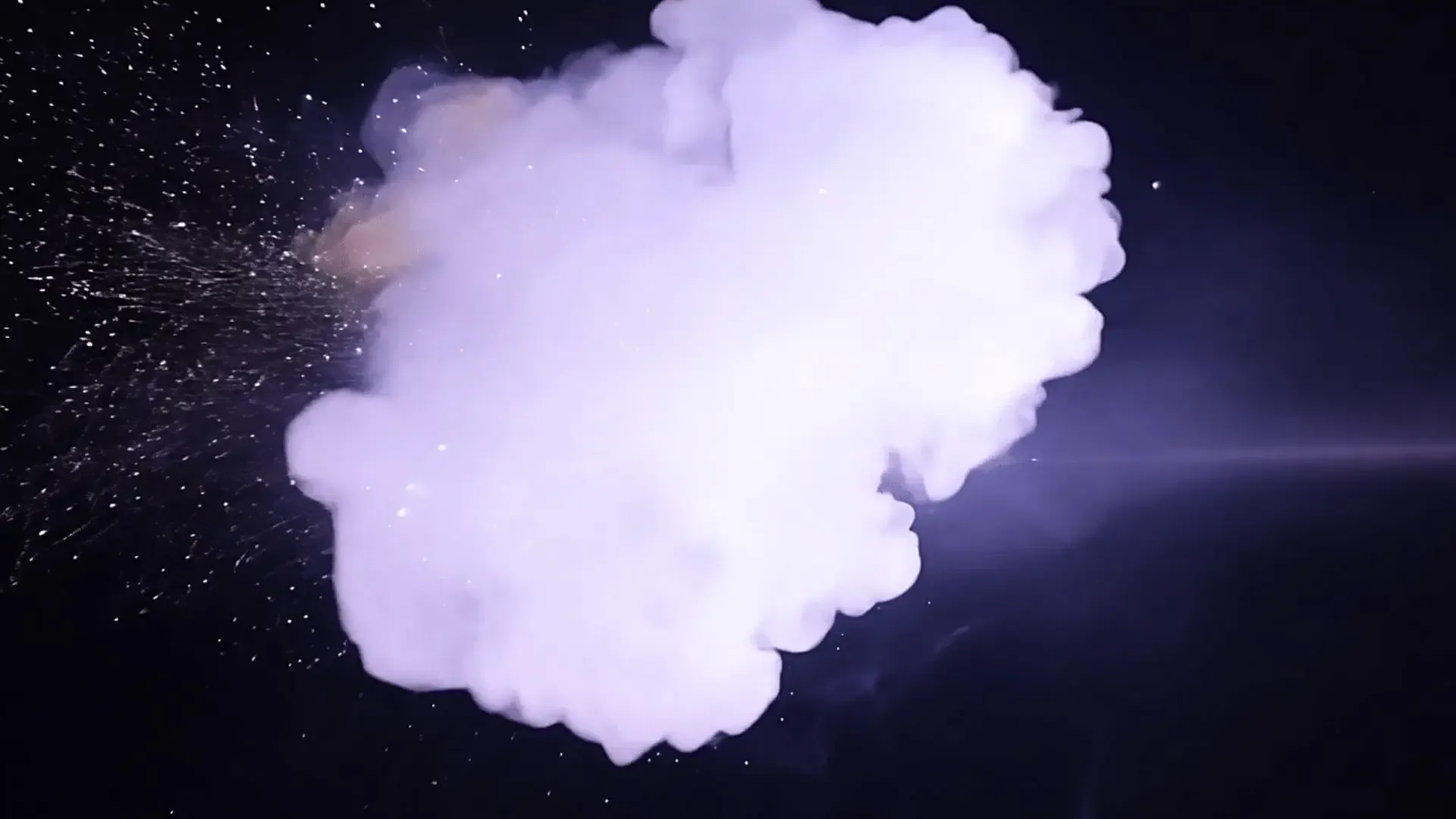 Smoke Particle Explosion Effect Overlay for Logo Animations